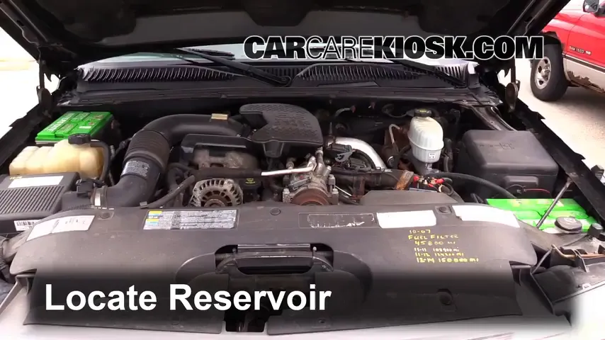 2005 Chevrolet Silverado 2500 HD 6.6L V8 Turbo Diesel Extended Cab Pickup (4 Door) Windshield Washer Fluid
